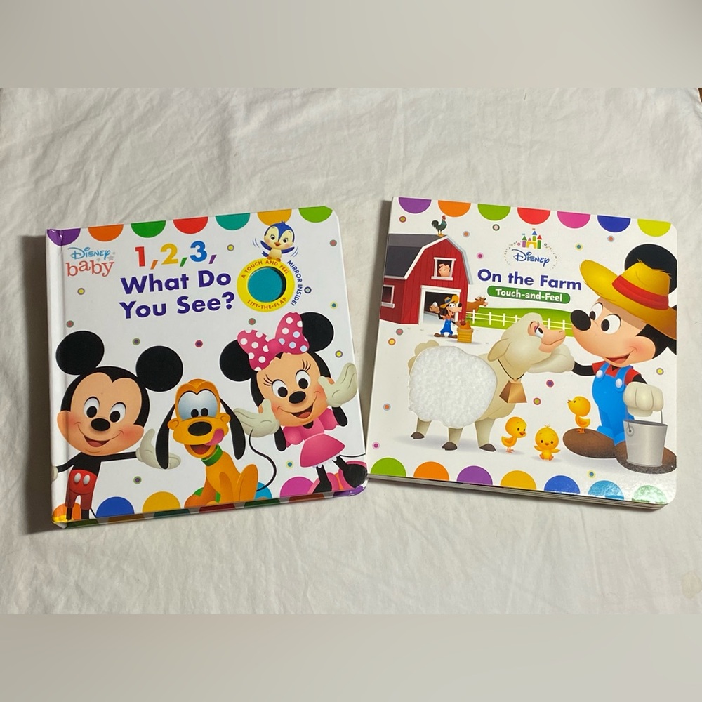 Disney Baby Books Set of 2
